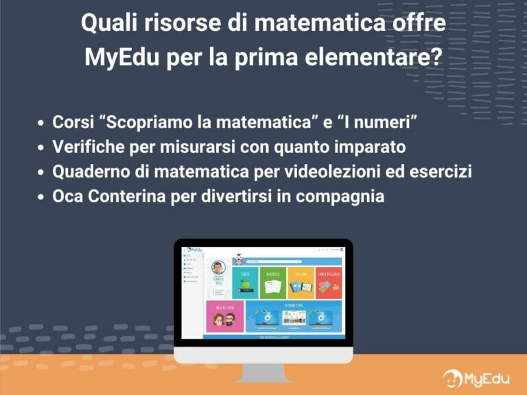 Imparare con MyEdu: quiz ed esercizi di matematica per la prima