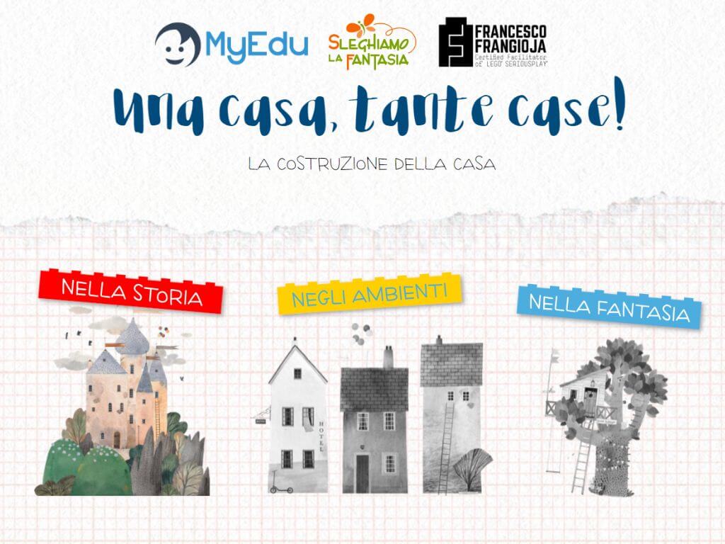 MyEdu presenta “Una casa, tante case!”, il nuovo laboratorio realizzato in collaborazione di Francesco Frangioja, autore certificato LEGO®