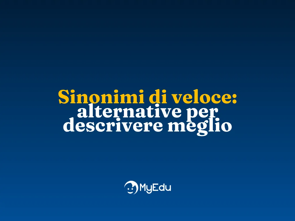 Sinonimi di veloce: alternative per descrivere meglio